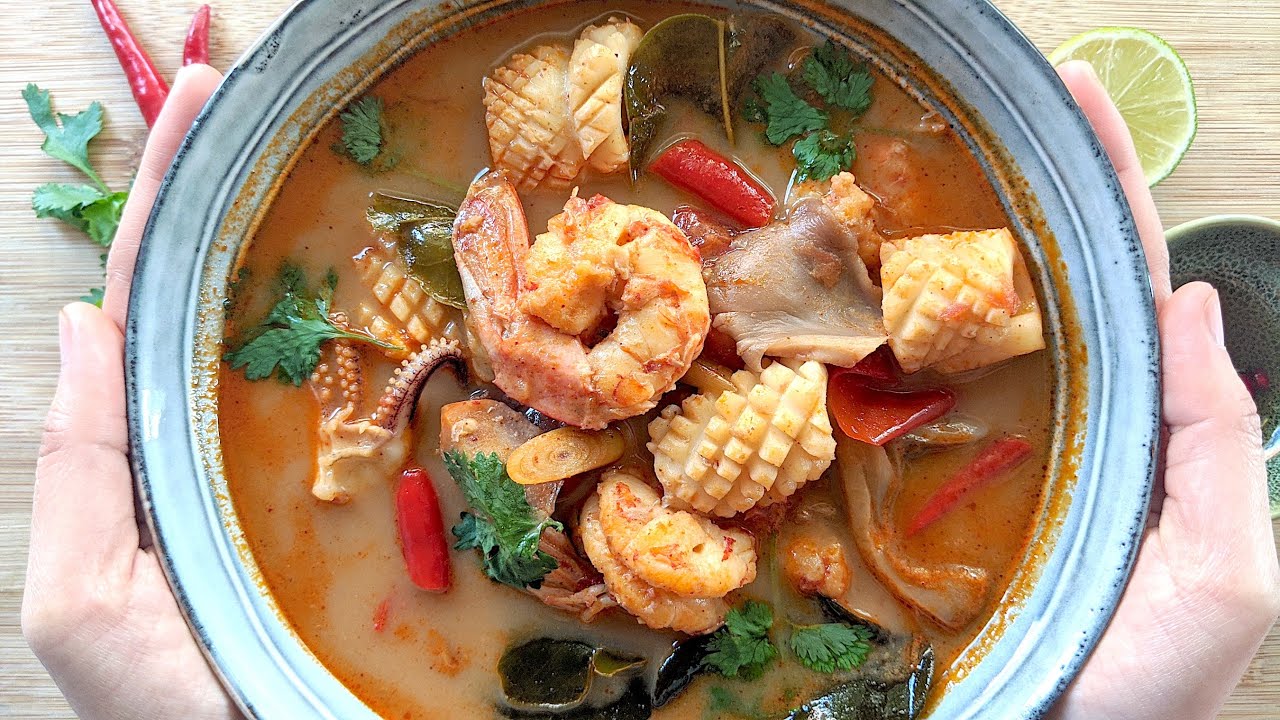 Spicy Seafood Tom Yum